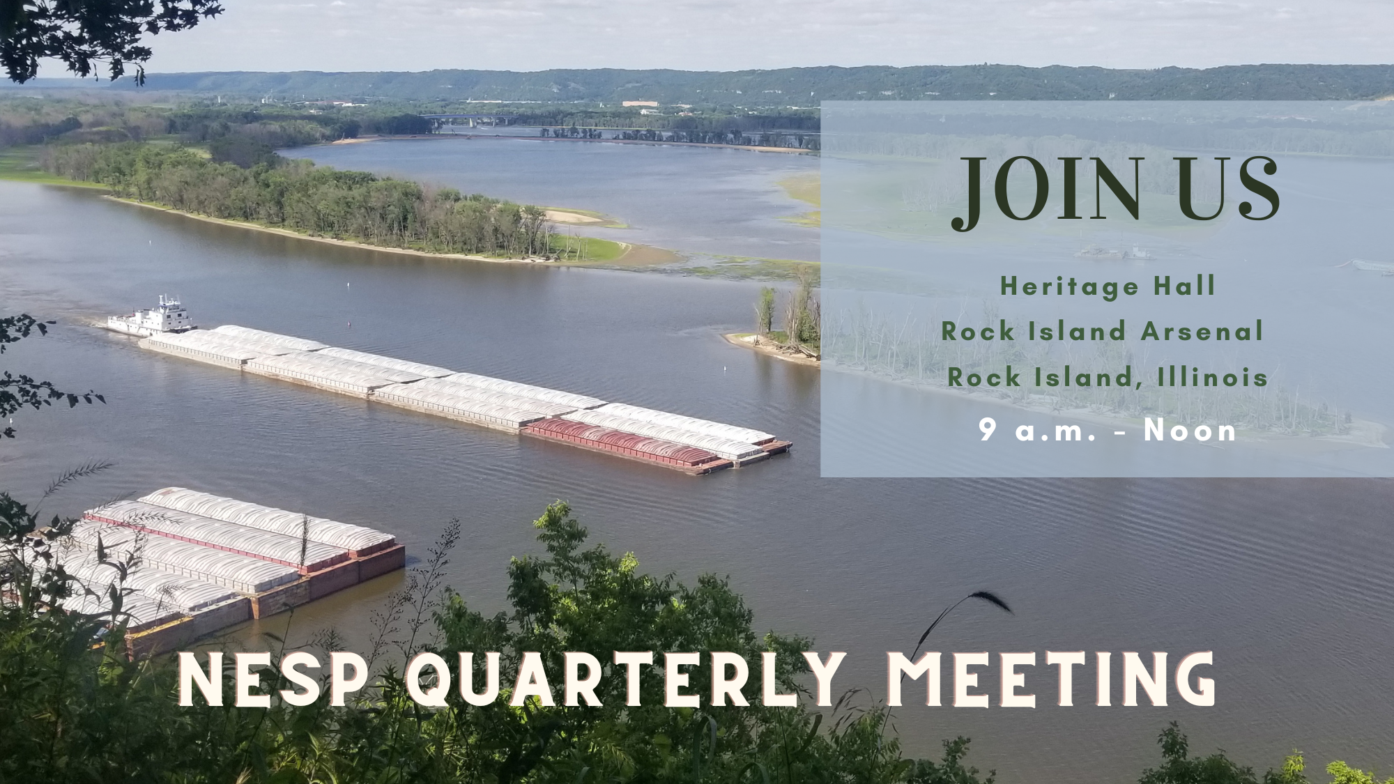 NESP Quarterly Meeting Graphic